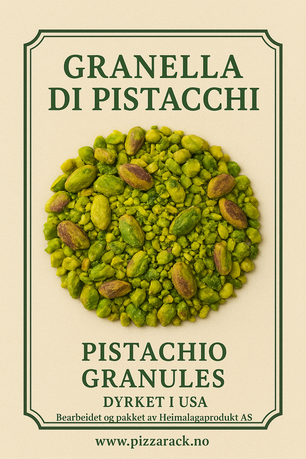 Hakka pistasjnøtter "Granella di pistacchi"